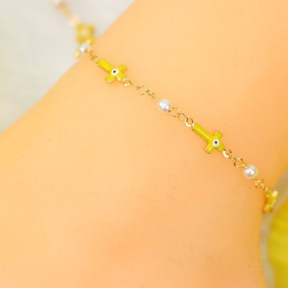 "Minimalist Anklet, Sleek & Modern Design, Women’s Fashion, YC110024-A - Picture 2 of 10